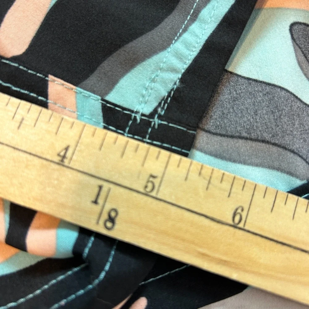 Neff Multi‎ Colored Zebra Stripes Swim Trunks Board Shorts Youth Boys Size Large